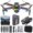 Black-BK-clearacne, variant on kttectoa Drones Gifts FPV Drone with ESC Camera Brushless Motor and Cool Lights Drones .4G Quadcopter Altitude Hold Obstacle Avoidance for Kids Adults Christmas