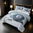 thumbnail image 3 of Erosebridal 8 Ball Twin Quilt Set Mint Twin Coverlet Set, Navy Mint 2-Piece 1 Bedspread and 1 Pillowcase, 3 of 7