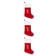 thumbnail image 4 of Ounissouiy Calcetines Decorativos Navideños De Tela - Comodidad Exquisita Y Para Las Vacaciones Y Las Telas Son Suaves Grandes Rojo I Type1 NO1, 4 of 6