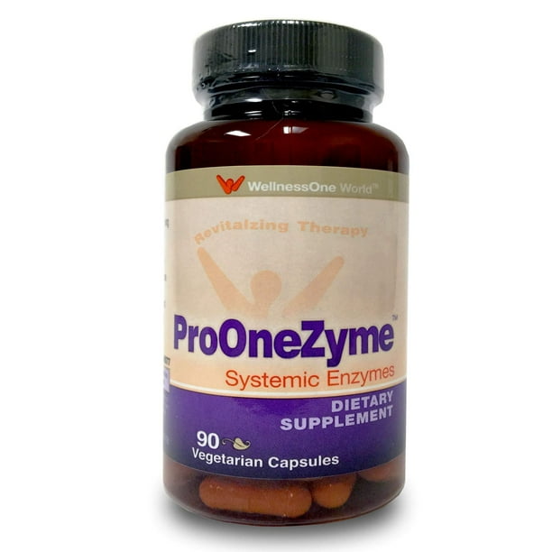 ProOneZyme Best Proteolytic Systemic Enzymes Supplement with