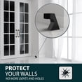 thumbnail image 6 of Mega Handles Curved Floor Door Stopper | Floor Mounted Door Knob Wall Protector | 2.5 inch, 6 of 7