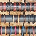 thumbnail image 5 of Faux Leather Cord, Round Leather String, Leather Lace Rope for Necklace, Bracelets, 3mm x 10m, Grass Green, 5 of 6
