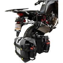 Tusk Pannier Racks with Nelson Rigg Hurricane Dry Saddlebags Black For Honda Africa Twin Adventure Sports ES CRF1100 2020-2022
