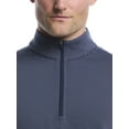 thumbnail image 4 of Ben Hogan Men's & Big Men's Performance Long Sleeve Feeder Stripe Golf Mock Neck 1/4 Zip Sweater, Size S-5XL, 4 of 5