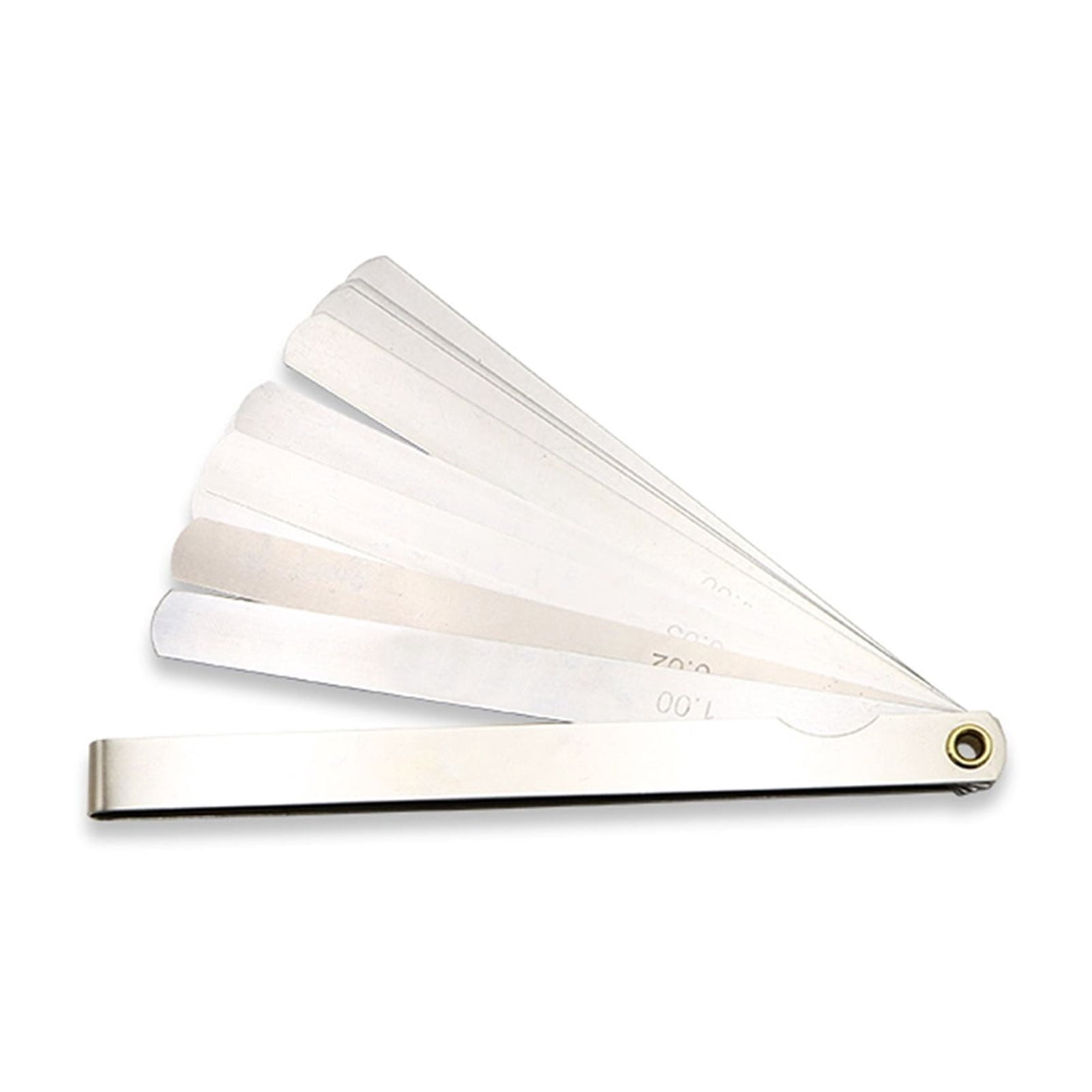 150 Mm Length Metric Feeler Gauge 0.02-1.00 Mm Feeler Gauge 17 Blades Measuring Tools