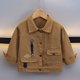 thumbnail image 1 of Cowsor Toddler Boys Cowboy Button Down Shirt Kids Spring Fall Casual Long Sleeve Shirt Jacket Lightweight Soft Versatile, 1 of 7