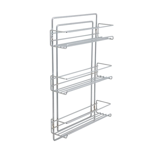 Organize it All 3 Tier Wall Mountable Spice Rack in Chrome