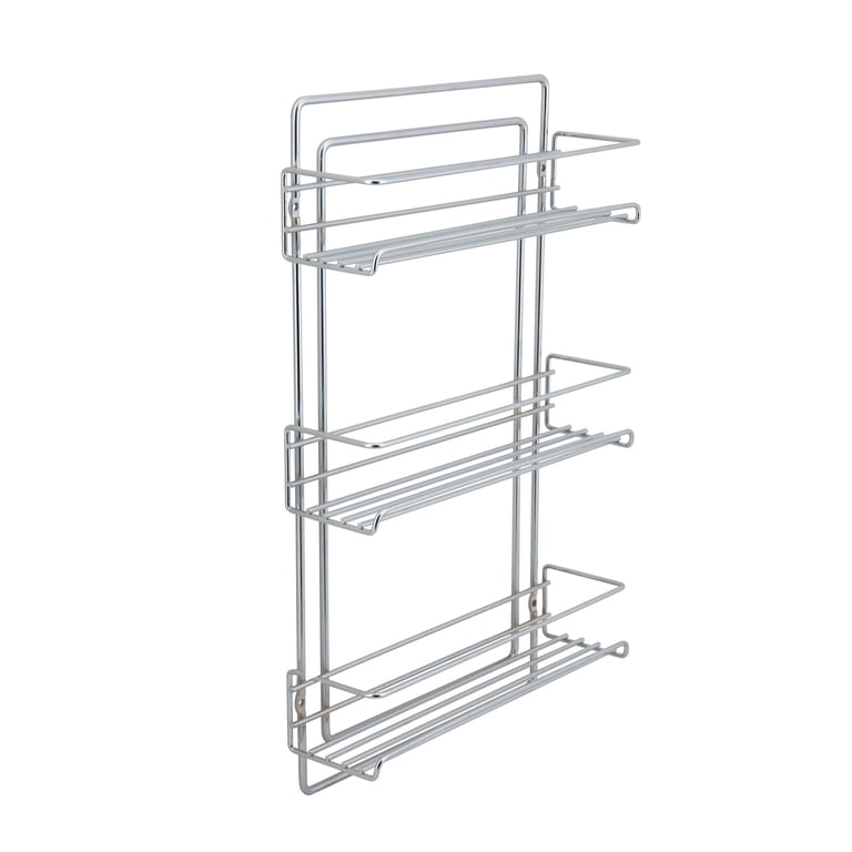 3-Tier Wall-Mount Spice Rack, Chrome photo 1