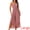 Dark Pink, variant on DARING DIVA Women's Summer Spaghetti Straps Sleeveless V Neck Jumpsuit S Dusty Pink
