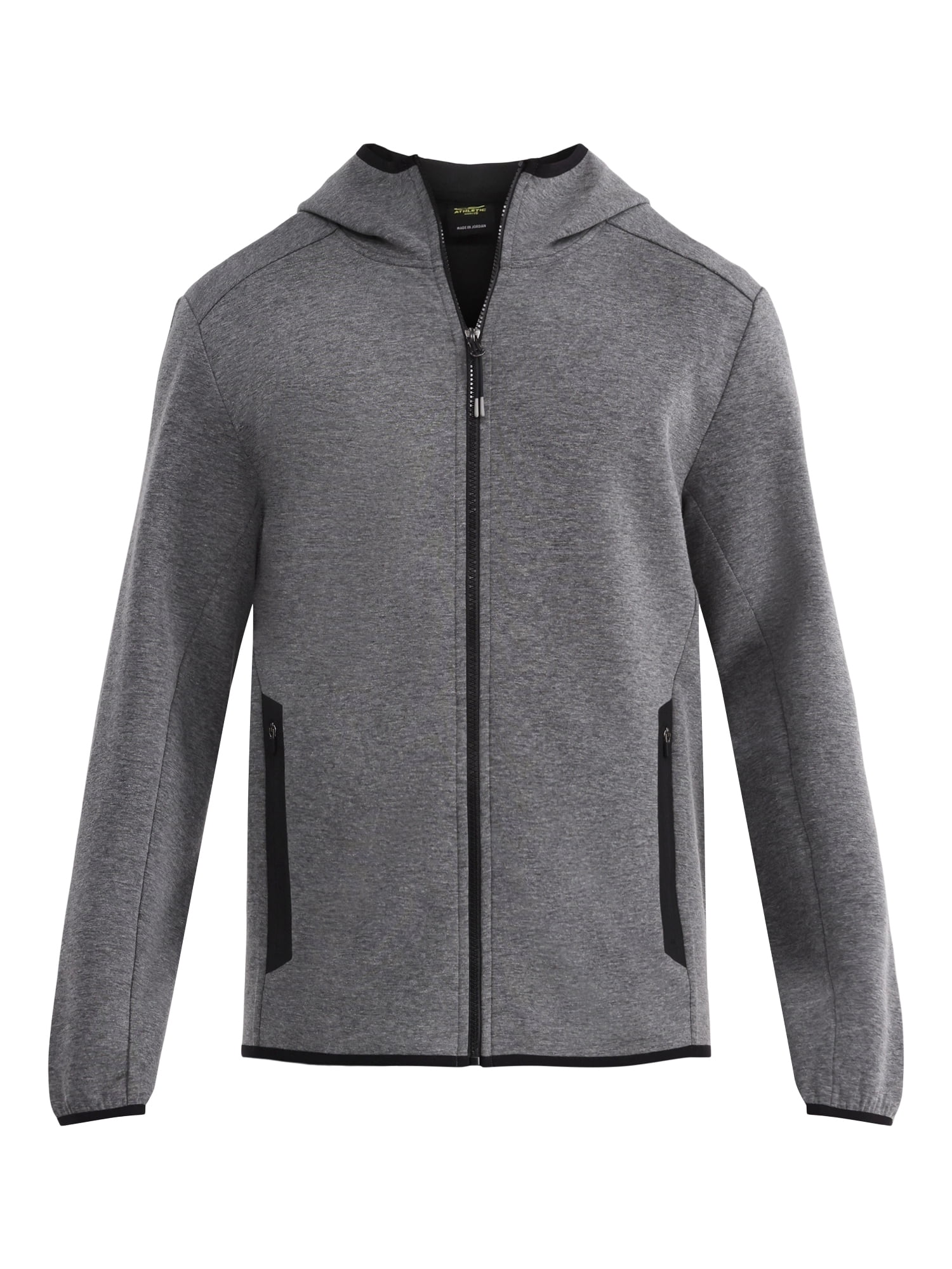 Athletic Works Men's and Big Men's Fusion Knit Zip Jacket, Sizes S-3XL