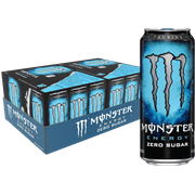 (24 Cans) Monster Energy Zero Sugar, Energy Drink, 16 fl oz, 2X12PK