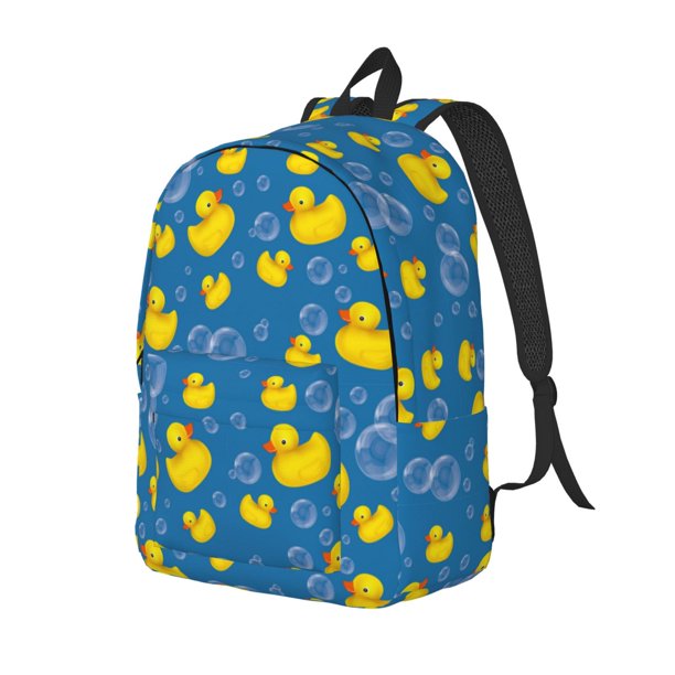 Fotbe Rubber Duck Mochila de Lona con Estampado, Mochila Duradera, Mochila Versátil de Alta Calidad, Mochila Compacta Vintage-Medium