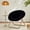 Black, variant on CONCETTA Folding Saucer Chair, Round X-Large Faux Fur Comfy for Lounge, Bedroom, Adults, Black