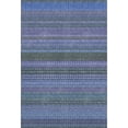 thumbnail image 2 of Addison Rugs Mayfield Washable Transitional Stripes Blue Rectangle Rug, 8' x 10', 2 of 6