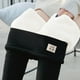 thumbnail image 5 of Leggings de lana de cordero gruesa para mujer con forro polar añadido, pantalones largos, pantalones de poliéster para mujer, 5 of 9