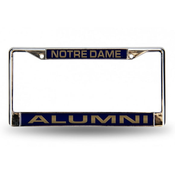 Notre Dame Alumni Laser Chrome License Plate Frame