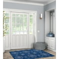 thumbnail image 4 of Washable Simon Blue Rug 3 x 5 Stain Resistant Non-Slip Family Friendly, 4 of 8