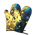 thumbnail image 2 of Plants Vs Zombies Oven Mitts Scald-Proof Gloves Heat Resistant Oven Gloves Perfect For Bbq, Baking, Cooking, Grilling, 2 of 9