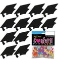 thumbnail image 3 of Confetti Grad Cap Black - Pouch (1/2 oz) - CCP8400, 3 of 8