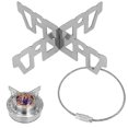 thumbnail image 1 of STAINLESS STEEL Cross Support Pan Stove Kettle Meals Accessory for Camping Stove Hiking Stove Gas Stove Alcohol Stove Outdoor Kitchen Picnic, 1 of 5