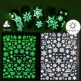 thumbnail image 5 of Nail Art Luminous Sticker Christmas Snowflake Luminous Nail 3D Adhesive Sticker, 5 of 5