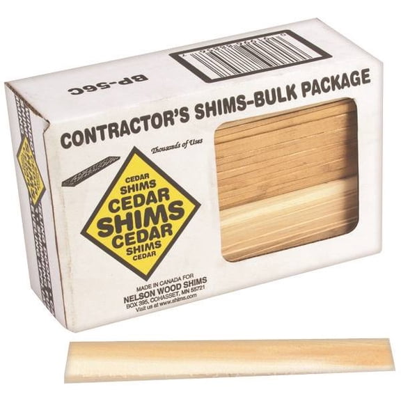 Nelson Wood Shims CSBP56 Cedar Shims 56 Count