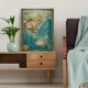 thumbnail image 5 of Qisvanset 12x16 Inch Crimson Moon Great Waves Canvas Print Wall Art, 5 of 5