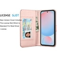 thumbnail image 6 of For Samsung Galaxy S25 Plus Case Wallet with Credit Card Holder for Women Men, Flip PU Leather Wallet Phone Case for Galaxy S25 Plus, Tekcoo Detachable Magnetic Kickstand Cover, Rose Gold, 6 of 8