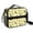 Border Collie and Australian Shepherd, variant on Corgi and Dog Food Cream Pattern Bento School Insulated Lunch Bag Box with Shoulder Strap and Bottle Holder, 11" X 9.5" X 3.5"