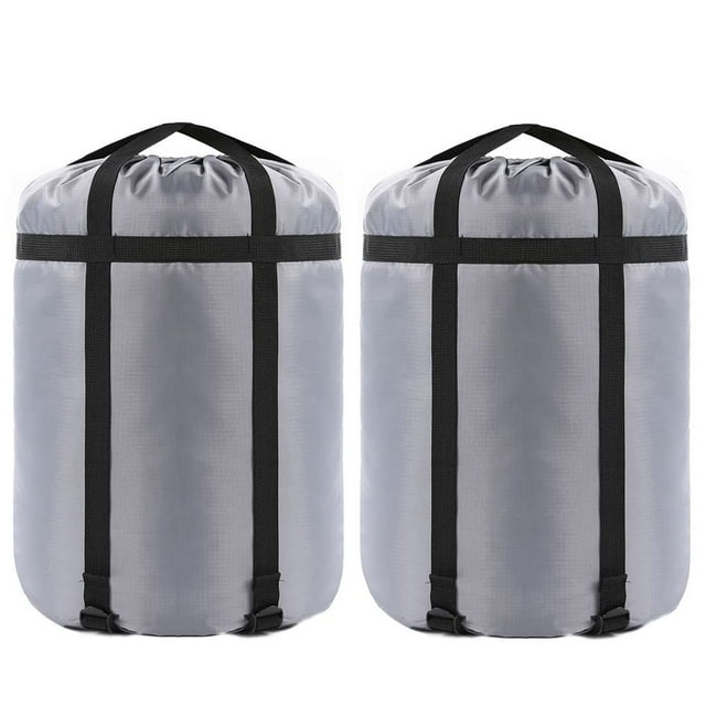 Saco de Compresión Borogo 24L Impermeable para Camping Gris