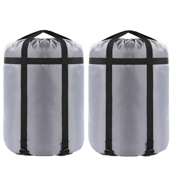 Saco de Compresión Borogo 24L Impermeable para Camping Gris