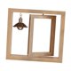 thumbnail image 1 of Marco de fotos giratorio de doble cara para centro de mesa, de madera, ideal para el hogar, escritorio y oficina. 214 cm x 234 cm, 1 of 9