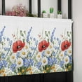 thumbnail image 6 of Boho Floral Valances for Windows Farmhouse Kitchen Curtains Valances Rod Pocket Valance Curtains for Kitchen Windows Abstract Art Modern Minimalist Clean-lined Window Valances for Bathroom 54"x18", 6 of 6