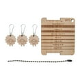 thumbnail image 3 of HILABEE Knitting Gauge Ruler Set Craft Creative Smooth Knitting Needle Gauge Artists 5pcs, 3 of 9