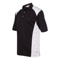 thumbnail image 2 of Spirit Racing Colorblocked Moisture-Free Mesh Polo, 2 of 5