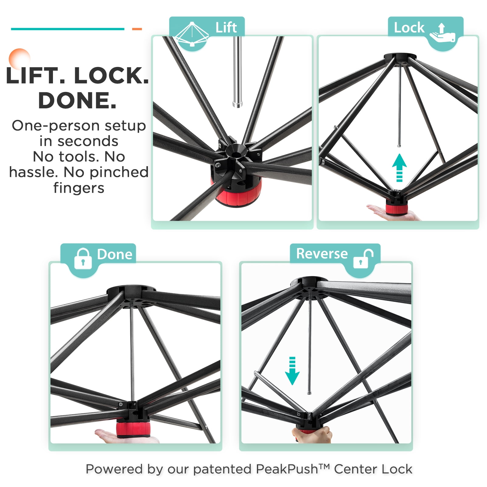 EAGLE PEAK 12x8 Portable Large Walk-in Instant Greenhouse with Support Pole, Pop-up Outdoor Plant Gardening Green House Canopy, Green