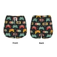thumbnail image 5 of Xecao's Retro Video Game for a double-layer running short for women, perfect for gym, tennis, and more, featuring a convenient pocket., 5 of 9