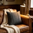thumbnail image 6 of Throw Pillow Covers,Modern Sofa Cushion Cover,Luxury Bedroom Decor,for Couches,Reading Chairs,Home Accent,17.7x17.7 Inch,Dark Gray, 6 of 8