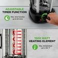 thumbnail image 4 of NutriChef Vertical Rotating Turkey & Shawarma Oven | Rotisserie, Shawarma, & Kebab Machine | Stain-Resistant, Energy-Efficient | Heat-Resistant Door | Includes Kebab Rack & 7 Skewers | Stainless Steel, 4 of 5