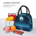 thumbnail image 5 of Pofeuu Night Sky Moon Dolphin Print Lunch Bag for Adult Insulated Lunch Box,Leakproof Cooler Food Lunch Containers Reusable High Capacity Lunch Tote Bags-One Size, 5 of 6