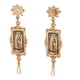 thumbnail image 1 of Aretes colgantes Virgen de Guadalupe, imagen Virgen Maria, 1 of 3