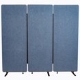 thumbnail image 1 of Luxor RECLAIM Acoustic Room Dividers - 3 Pack Blue, 1 of 8