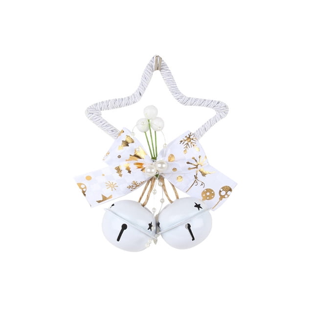 Bearachild Colgante de Navidad Campana de estrella Decoración impermeable Festival temático Atmósferas de vacaciones Decoración de Navidad elegante para Type3 NO3 Bearachild HA065024-02