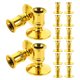 thumbnail image 1 of YSNOOWE 16Ud Pedestal Para Velas De Plástico Dorado Con Sofisticado Para Eventos Y Hogar, 1 of 7