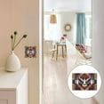 thumbnail image 7 of Yayeee Toggle Light Switch Wall Plate 2-Gang 4.56"x4.48" Decorative Outlet Cover, Beige Geometric Eagle, 7 of 7