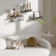thumbnail image 3 of Repisas Flotantes de Pared Juego de 3 Estantes Flotantes de Baño con Cesta de Alambre y Toallero Repisas para Baño Cocina Sala Oficina Dormitorio, 3 of 7