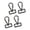 4 packs, variant on 1/2/4/10Pcs Camera Neck Strap Screw Holder Hook Quick Release for DSLR Neck Shoulder Strap Accessories