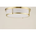 thumbnail image 5 of 2 Light Flush Mount-Satin Brass Finish Maxim Lighting 10272Wtsbr, 5 of 5