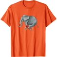 thumbnail image 1 of Bicycle Riding Cute Elephant Bike Rider Elephant Lover T-Shirt, 1 of 1