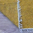 thumbnail image 2 of RUGSOTIC CARPETS HAND WOVEN FLAT WEAVE KILIM COTTON & POLYESTER ECO-FRIENDLY AREA RUGS - 2'6''x6', Runner, Gold, Plain Solid Design, Low Pile Handmade Area Rugs for Living Room, Bed Room (DCP111), 2 of 9